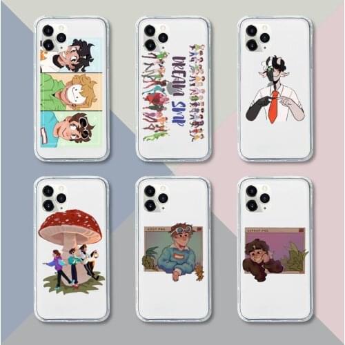 Dream smp Phone Case Transparent For iPhone 12 11 pro mini XS XR X max 5 6 s 7 8 plus Soft TPU Clear Mobile bags