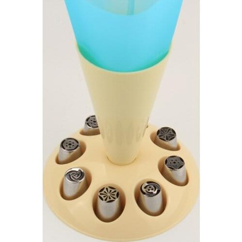 Flower Mouth Implantation Frame Cream Piping Bag Storage Rack Cake Nozzle Bakeware Tool Kitchen Storage Supplies