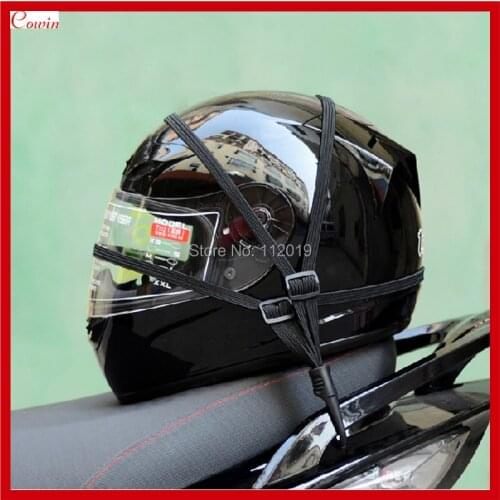 New 2pcs/lot Refires off-road Bicycle motorcycle helmet net motorcycle luggage rope fixed elastic net rope