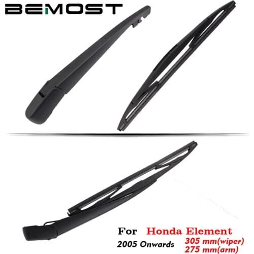 BEMOST Car Rear Windshield Windscreen Wiper Blade Arm Soft Natural Rubber For Honda Element Hatchback Year From 2005 To 2018