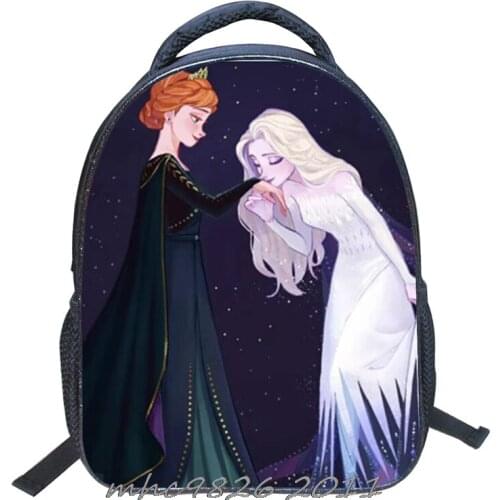Disney Girls School Bags Children Primary Backpack Frozen Elsa Print Princess Schoolbag Cute Kids Bookbags Mochila Escolar