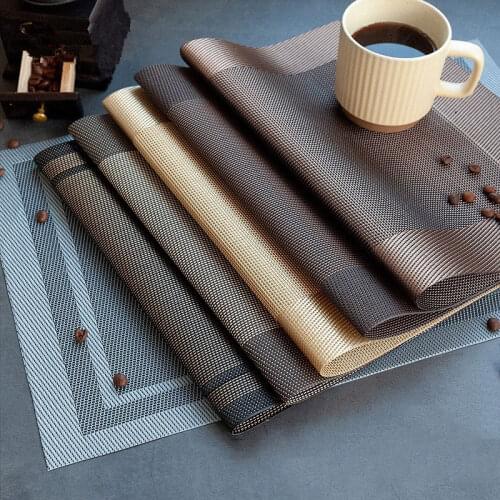 Nordic Waterproof Pad Non-slip Heat Insulation Pad Washable Pad Bowl Pad Coaster steak plate pad placemat for dining table