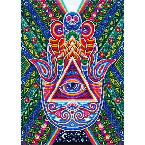 Glow In Dark Eye 5D Luminous Diamond Painting Full Drill Kit Mosaic Rhinestone Embroidery Resin Handmade Living Room Art Decor