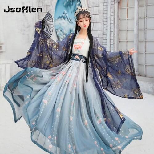 Ancient Chinese Costume Women Clothes Traditional Hanfu Tang Dynasty Princess Costume Carnival Party Cosply Clothing