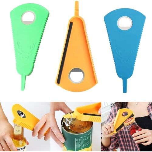 Multi-purpose Can Opener Bottle Cap Fast Lid Opener Bottle Opener Japanese Rotating Bottle Opener Wine Opener Kitchen Gadgets