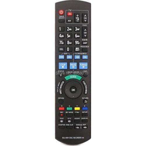 Universal Remote N2QAYB000475 for Panasonic Blu-ray DVD Player Disc Recorder DMR-BW880 DMR-BW780 DMR-XW480 Fernbedienung