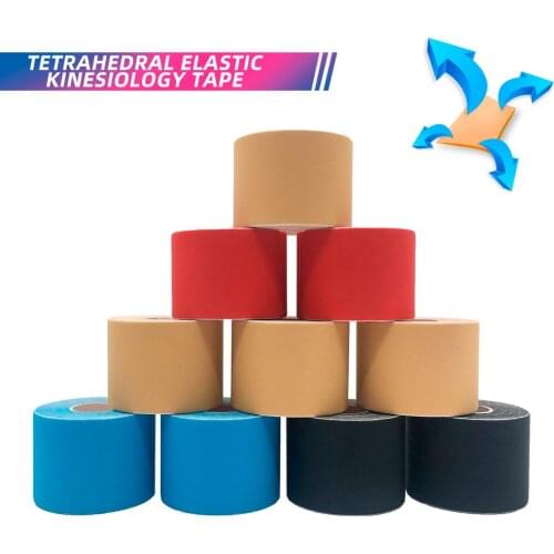 High Elasticity Kinesiology Tape 5cm 5m Waterproof Play Two Ways Tape for Pain Relief Sports Muscle Support and First Aid Tape