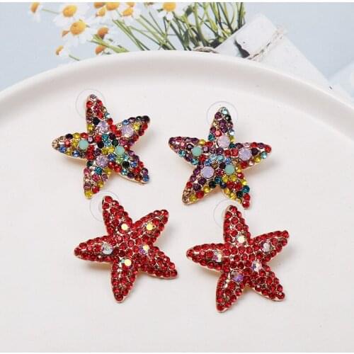 YaYi Jewelry Fashion Bohemia Multi Glass Crystal Rhinestone Dangle Women Hook Eardrop Wear Ear Band Tassel Star Earrings