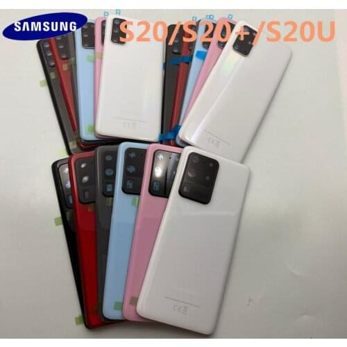 Samsung Galaxy S20 G980 S20PLUS G985 S20Ultra Battery Back Glass Cover Door Housing Battery Cover Replacement Parts