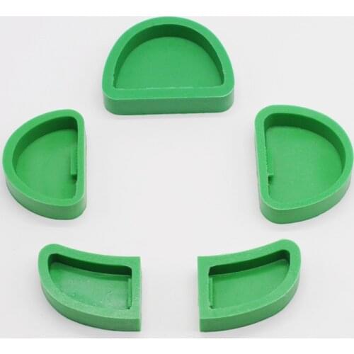 1Set/5Pcs Lab Equipment Dentistry Silicone Plaster Model Former Base Molds Mould On Stone Model Work