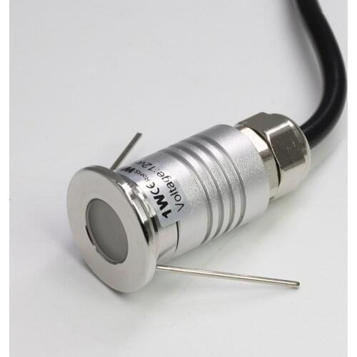 1W LED Underground Lamp Deck Light 12V RGB IP67 Waterproof Inground Lamps Garden Step Stairs Floor Spotlight Landscape Lighting