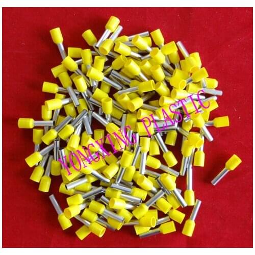 100 PCS/lot E1510 #16(1.5mm square) red color cable connector splice insulated terminal block kit wire cable ferrules