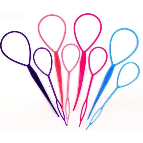 2pcs/lot Magic Ponytail Styling Maker Hair Fashion Twist Braid Makeup Tool Accessories