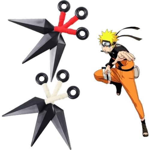 3Pcs/Bag 13cm Kunai Anime Akatsuki Cosplay Costume Props Kakashi Sasuke Ninja Throwing Weapon Plastic Arms Model Gift Wholesale
