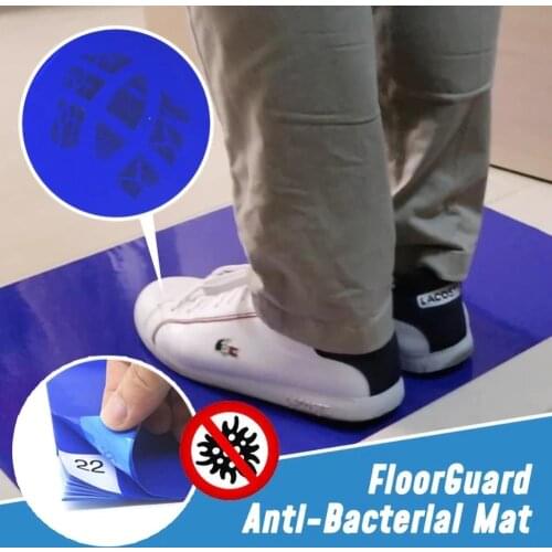 30-Layer Peel Off Sticky Floor Door Mat Anti Bacterial Dust Dirt Remover Pad Removable Dust-free Purification Sticky Pad