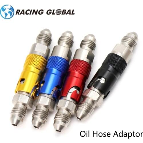 ALCON-Racing AN3 Straight Brake Quick Removal Cover Disassembly Replace Brake Line Connector Oil Hose Adaptor Stainless