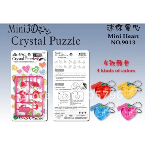 DIY TOY MINI 3D Crystal Puzzle (heart) Educational toy