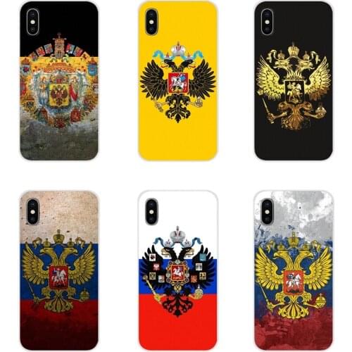 For Samsung A10 A30 A40 A50 A60 A70 Galaxy S2 Note 2 3 Oneplus 3T 5T 6T Russian Emblem Flag Accessories Phone Cases Covers