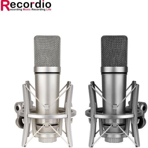 GAM-U87 25mm Capsules studio Sound Recording condenser microphone with Microphone Shock Mount