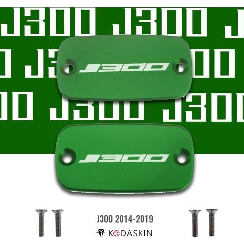 KODASKIN CNC Aluminum Brake Fluid Reservoir Tank Cap Front Brake Cap for J300 2014-2019