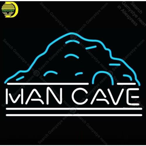 Man Cave Neon Sign Uk Rec neon sign Glass Tube Bulb Light icons light Lamps display Signboard Handmade neon light for room wall
