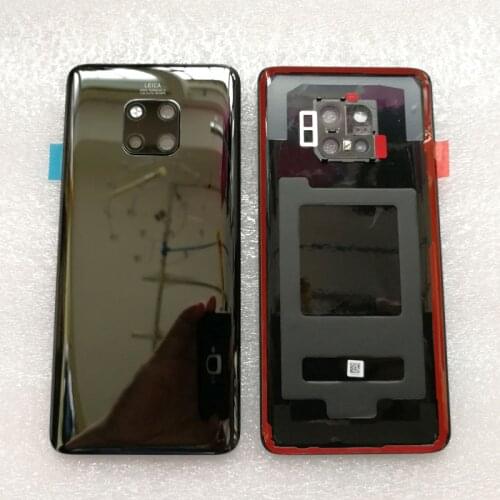 New For Huawei Mate 20 Pro Back Glass Mate 20 Battery Cover Rear Door Housing case+ Adhesive + Lens