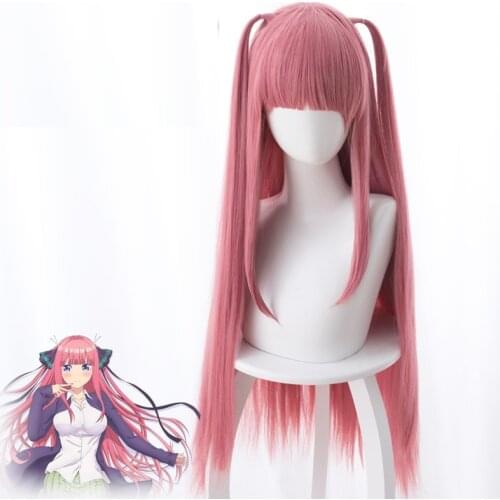 The Quintessential Quintuplets 5 Sisters Wig Nakano Ichika Nino Miku Yotsuba Itsuki Cosplay Wigs for Female