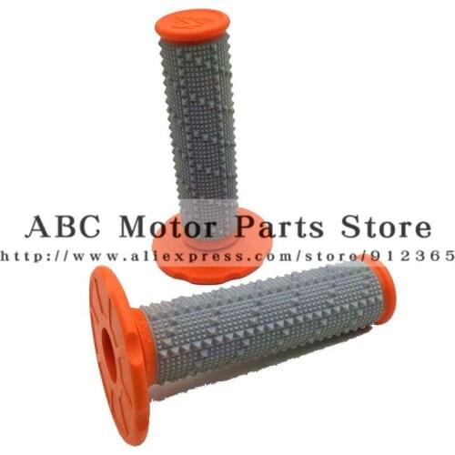 Handle Grip Motorcycle High Quality Dirt Pit Bike Motocross 7/8" Handlebar Rubber Gel Orange PRO Hand Grips Brake Hands CRF