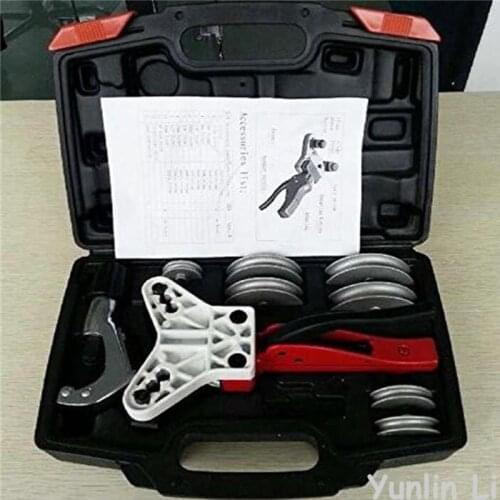 Hand Operated Pipe Bender Air conditioning Aluminum Tube Manual Bending Machine 5/6/8/10/12mm Aluminum Tube Cutting Tool WK-666