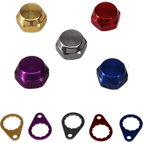 Fishing Reel Handle Crank Nut Plate Screw Cap Reel Left/Right Hand For Daiwa ABU Shimano coils Baitcasting Tackle Accessory