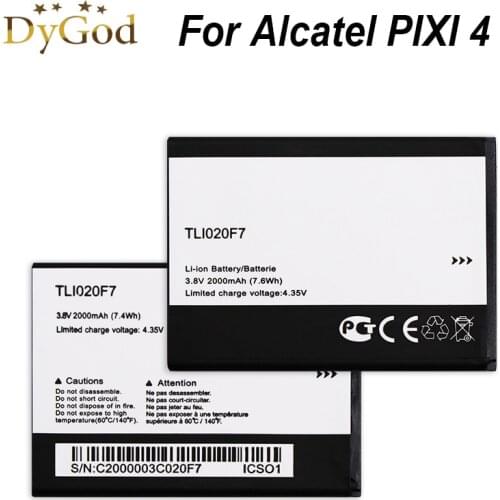 TLI020F7 Battery For Alcatel PIXI 4 5045D Pop 2 5042D C7 7040 7040D 7041 7041D J720 J720 Batterie Accumulator 2000mAh