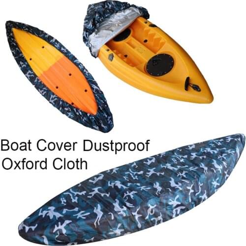 Thick Oxford Cloth Waterproof Boat Cover Resistant Anti UV Dustproof for Fishing Boat Paddle Board Kayaking Accessories