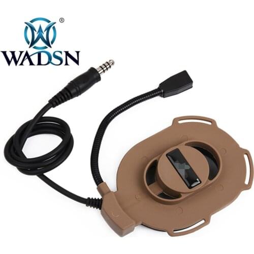 WADSN Bowman Elite II Tactical Headset NATO & Military Special Forces Airsoft Headphone Adjustable Harness Softair Earphone Z027