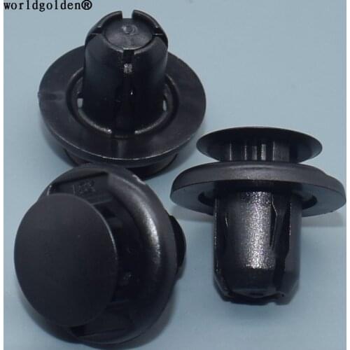 Worldgolden 100pcs auto fasteners Bumper Retainer Toyota Hiace Joylong#90467-09185,Kinglong#53Z16-070033,53Z16-07004