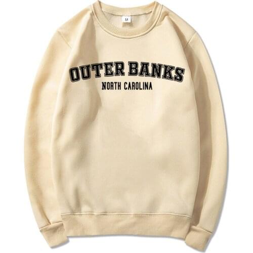 Outer Banks North Carolina Sweatshirt Pogue Life Hoodies Outer Banks Paradise on Earth Hoodie OBX Crewneck Sweatshirts Women Top