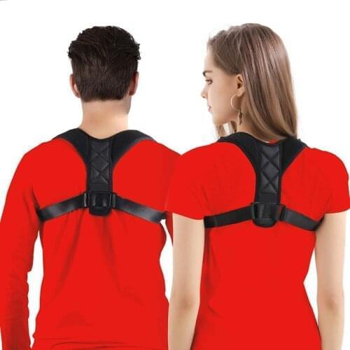 ZK20 Adjustable Back Posture Corrector Men Safety Harness At Work Protuction Back Women Straight Shoulder Support