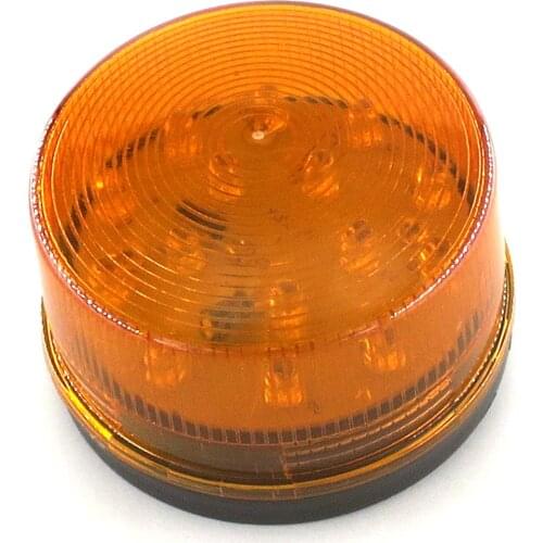1pc DC 12V Strobe Warning Lamp Industrial Signal Warning Light Easy 2-Wire Installation
