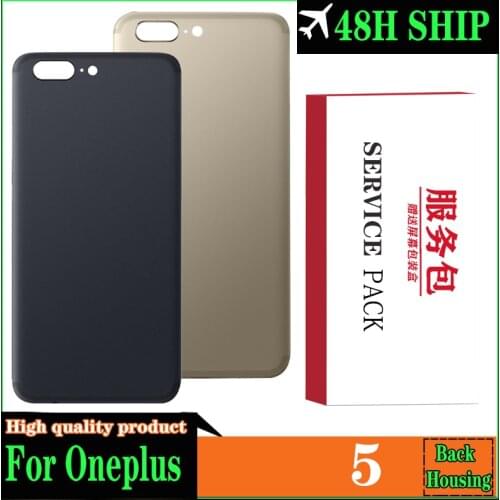 100% Original Back Housing for Oneplus 5 Back Cover Battery Glass for One Plus 5 Door Rear Case with Logo