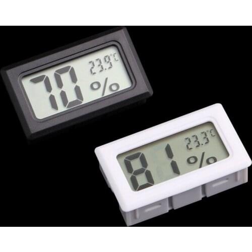 10PCS Digital Thermometer Hygrometer Moisture meter Temperature Humidity Meter Fridge Freezer -50-70C 10%RH~99%RH