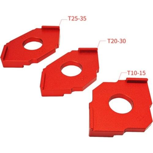 Woodworking Corner Template Jig Trimming Jig Router Aluminium Alloy Template Corners T10 T15 T20 T30 T25 T35 for Wood Milling