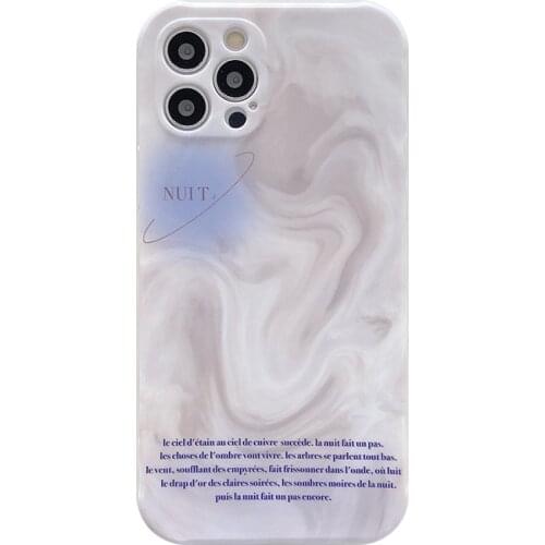 Artistic Watercolor Silicon Case for iPhone 12 Pro Max Back Phone Cover for 12 Mini 11Pro Max X XS XR 8 7 Plus SE 2020 Capa