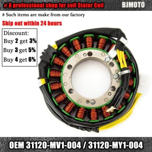 Stator Coil For Honda XRV750L RD04 Africa Twin XRV750 RD07 Africatwin 1993-2000 31120-MY1-004 31120-MV1-004 XRV 750