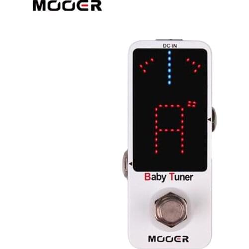 Mooer Baby Tuner Guitar Pedal High Precision Tuning Micro Pedals for Most Electric Guitar Bass Chromatic Tuner Effect Pedal