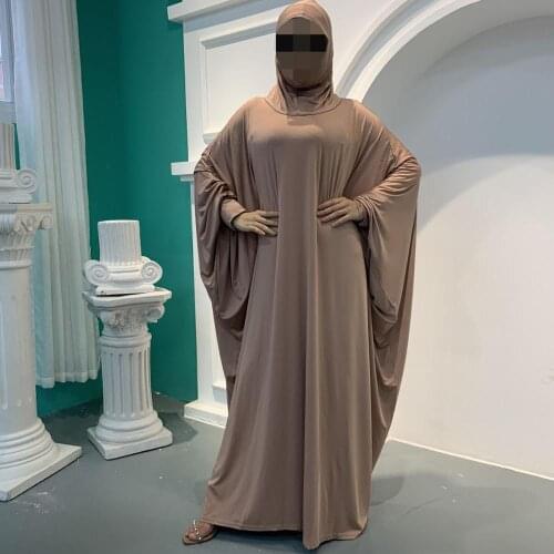 Muslim Prayer Garment Abaya Women Hijab Dress Burka Niqab Islamic Clothing Dubai Turkey Formal Namaz Long Khimar Jurken Abayas