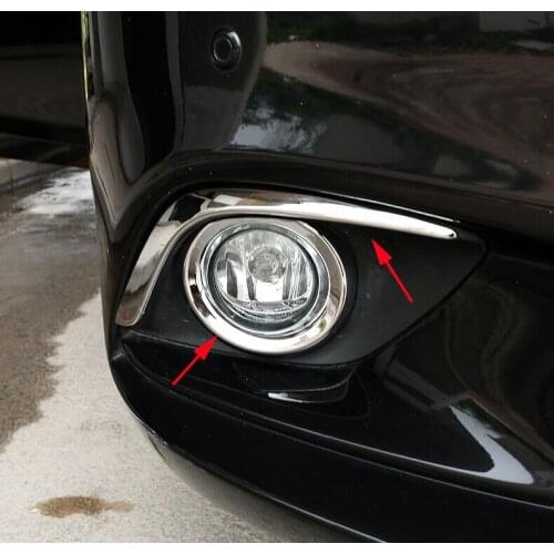 ABS Chrome Front Fog light Lamp Cover Trim For Mazda 6 ATENZA 4pcs 2013 2014 2015 for M6