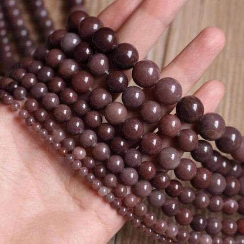 4-12mm Natural Round Purple White Aventurine Beads For Jewelry Making Beads Bracelets 15'' Needlework DIY Beads Trinket