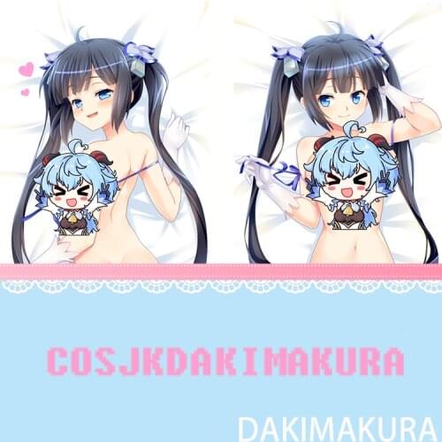 Is It Wrong to Try to Pick Up Girls in a Dungeon? Hestia Anime Dakimakura Girls Body Hugging Pillow Case Otaku Pillow Cover Gift