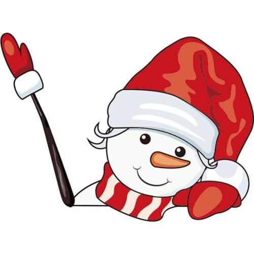Christmas Car Santa Sticker Car Rear Windshield Sticker Car Accessories Rear Window And Wiper Decal