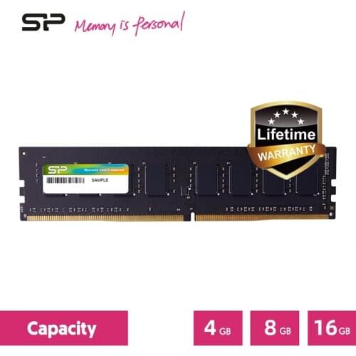 Silicon Power DDR4 2666MHz Desktop RAM 4GB 8GB 16GB DDR4-UDIMM compatible with DDR4 2400 2133 PC computer RAW Memory