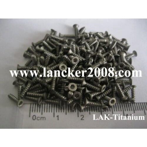 M2x8 Gr2 Hexagon socket countersunk/ head titanium self-tapping screw